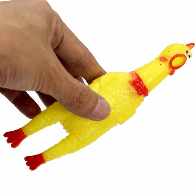 Classic Rubber Chicken Squeaker