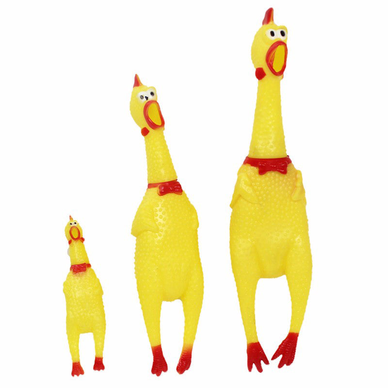 Classic Rubber Chicken Squeaker