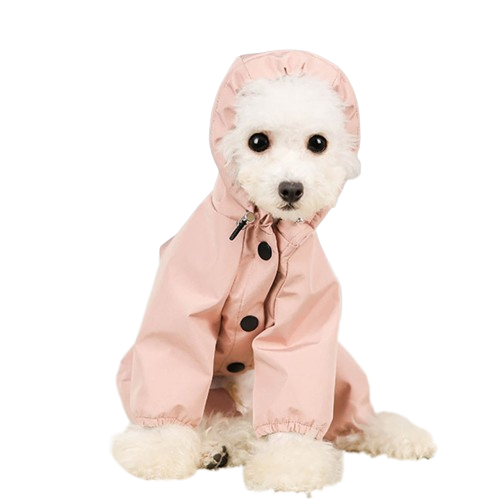 Reflective Pastel Pupper Rain Suit