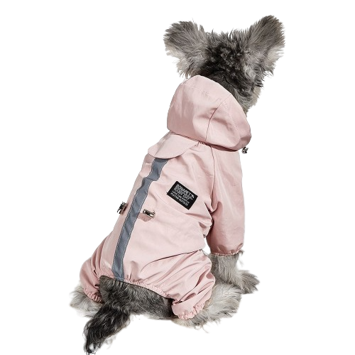 Reflective Pastel Pupper Rain Suit