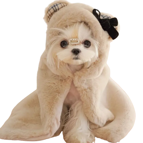 Posh Plush Pup Cloak