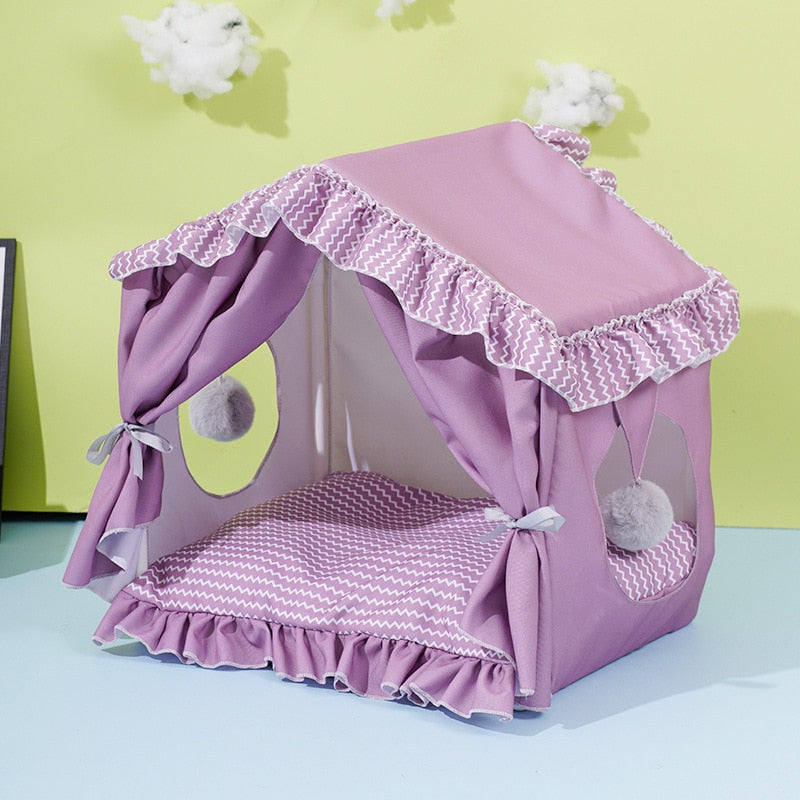 Luxe Canopy Pet Bed