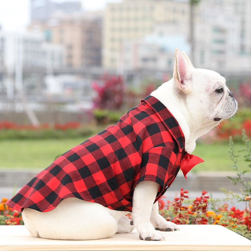 Buffalo Plaid Pup Shirt