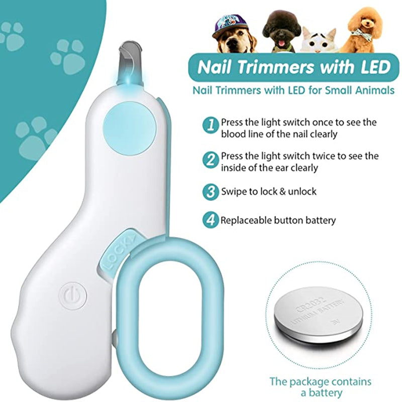 Ergo LED Pup Nail Clippers