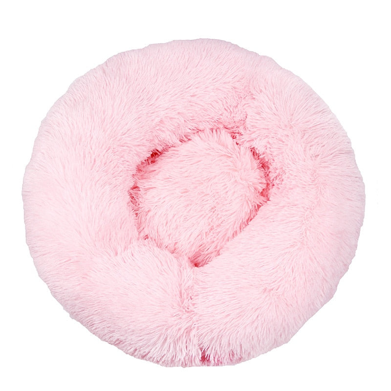 Plush Donut Dog Bed