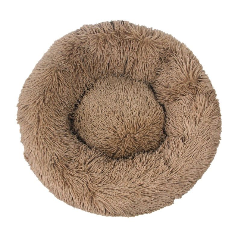 Plush Donut Dog Bed