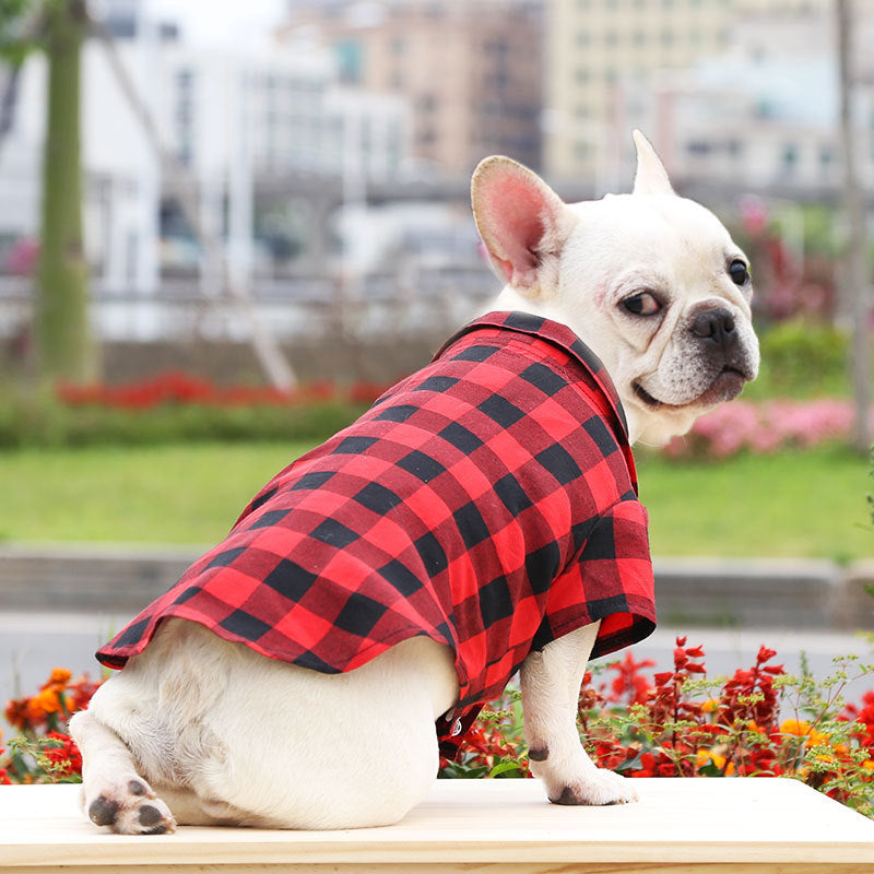 Buffalo Plaid Pup Shirt