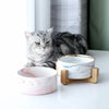 Marble Ceramic Feeding Bowls