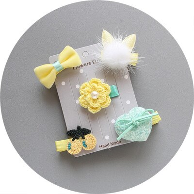 Pompous Pompom Hair Clip Sets