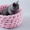 Chunky Knit Dog Bed