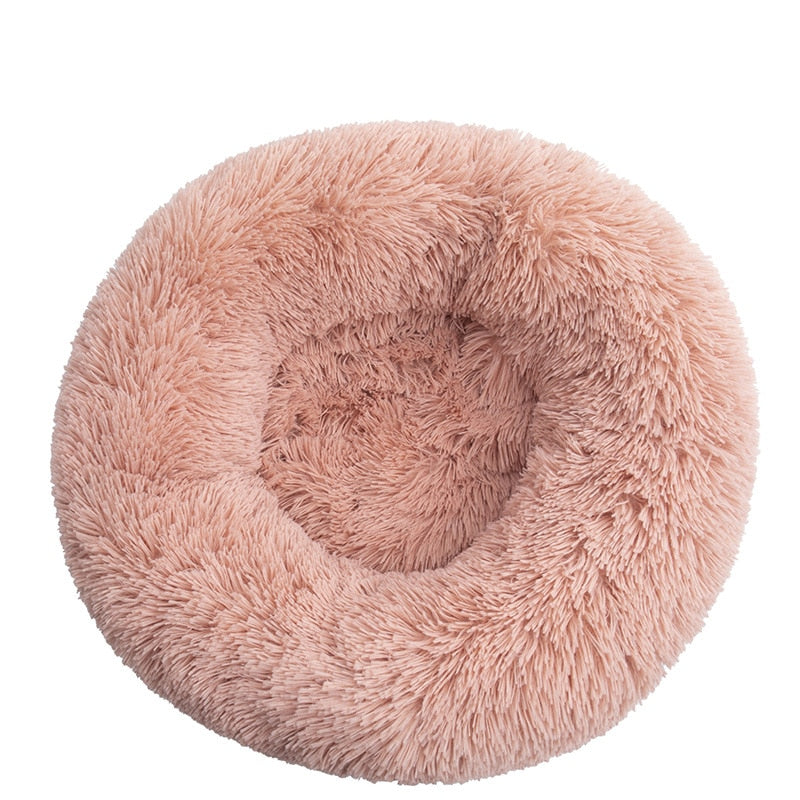 Plush Donut Dog Bed