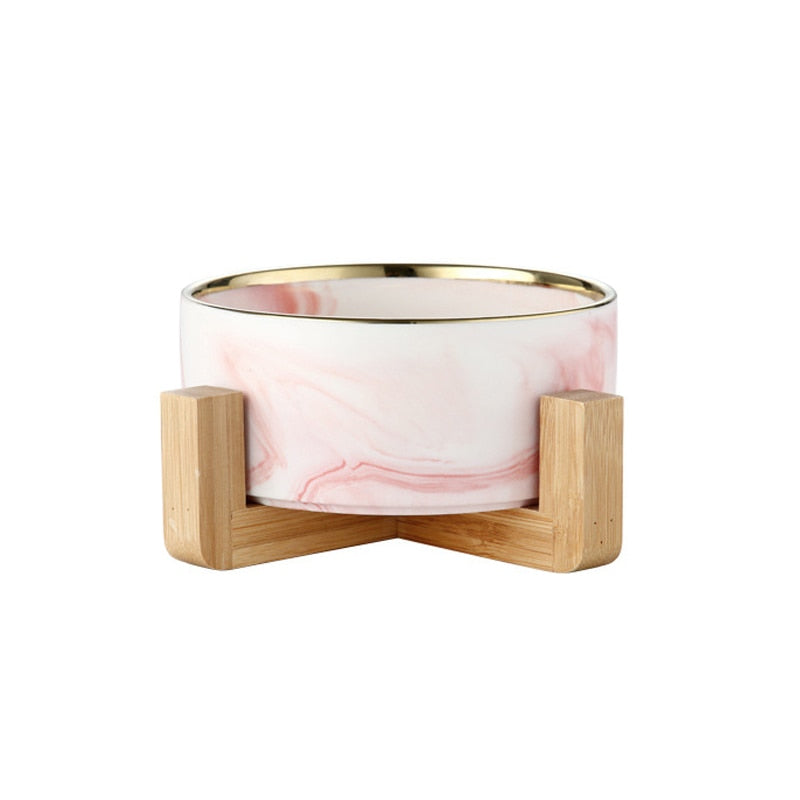 Marble Ceramic Feeding Bowls