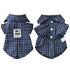 Navy Plaid Button Down