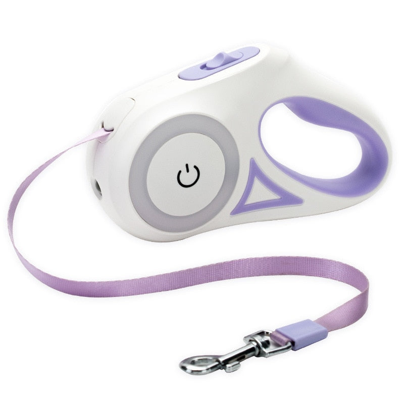 LED Retractable Leash