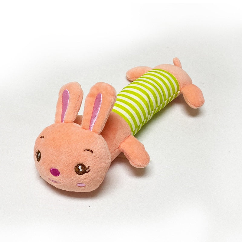 Sassy Striped Squeaker Plushie