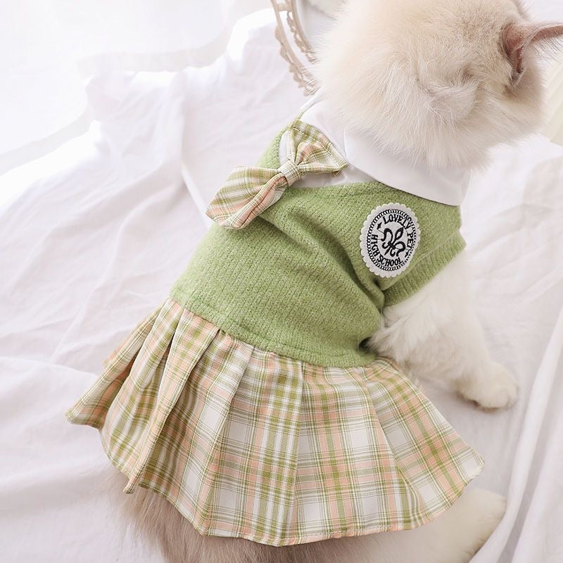 Preppy Pup Varsity Dress