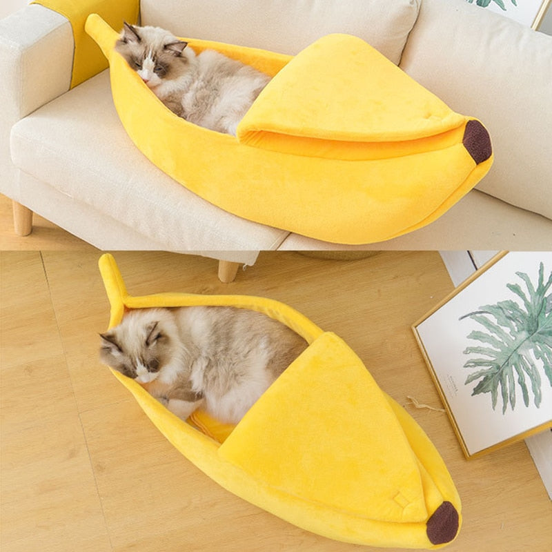 Whimsical Banana Dog Bed